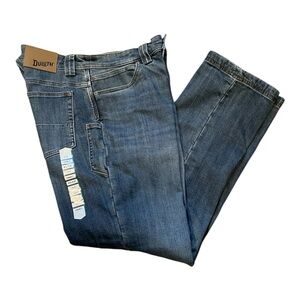 Duluth Men's Ballroom Double Flex Standard Fit Flex Lined‎ Jeans 34 X 32